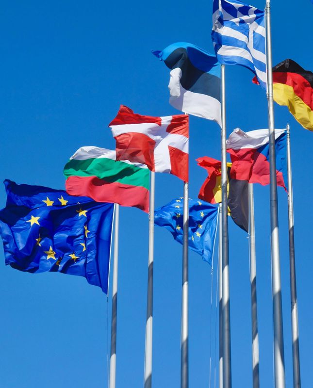 European flags